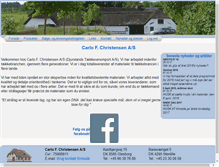 Tablet Screenshot of carlofchristensen.dk